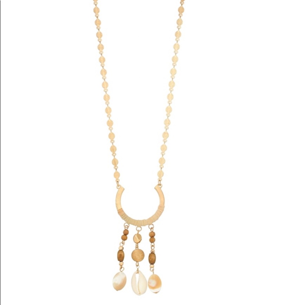 Sonoma Beaded Shells Pendant Necklace